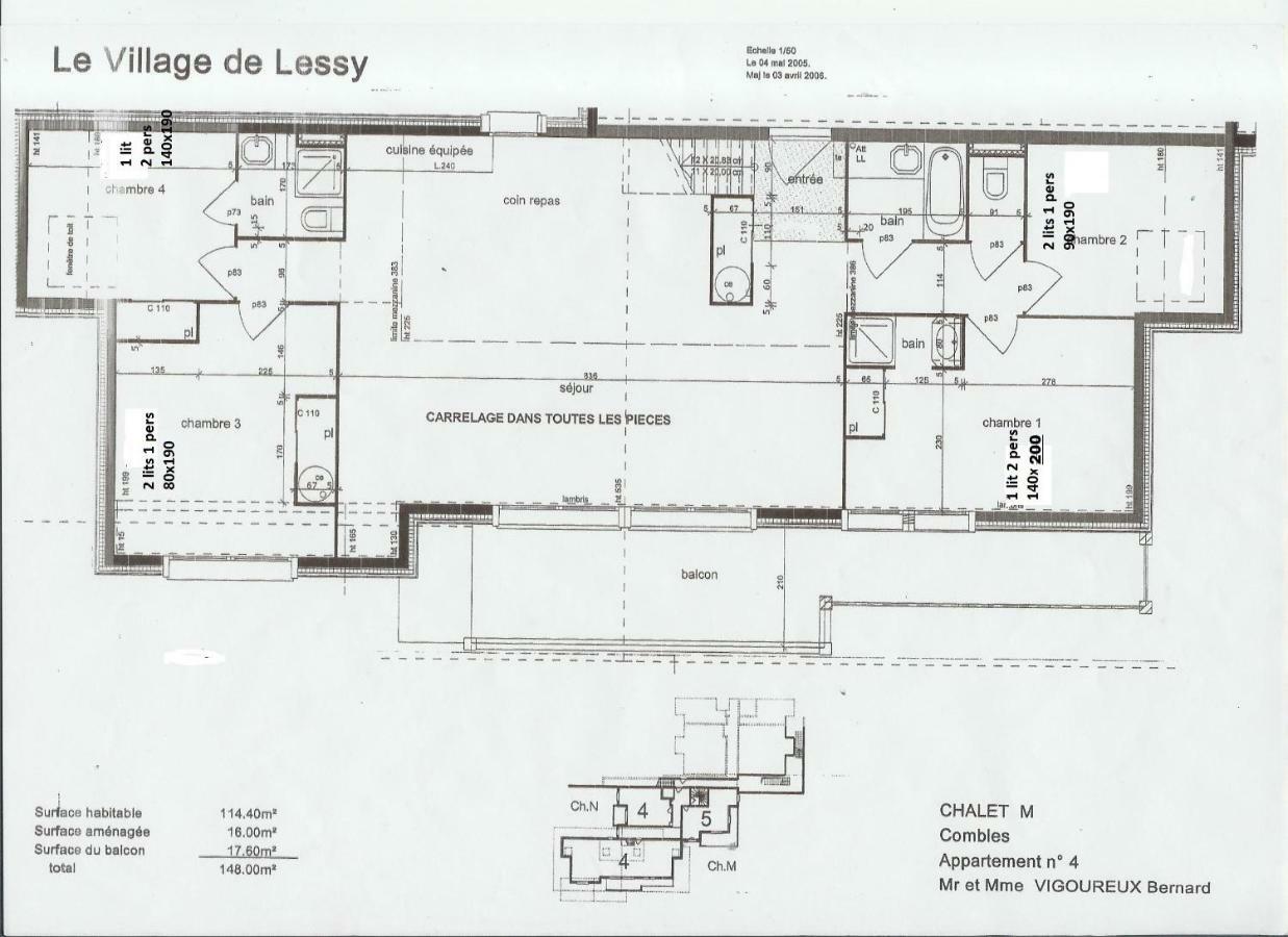 Le Lessy M4 Apartment Le Grand-Bornand Bagian luar foto